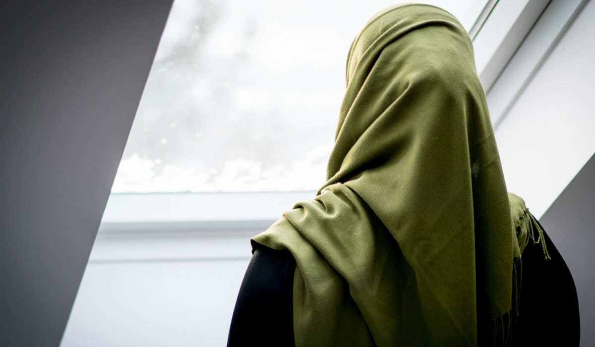 Muslim woman wearing hijab